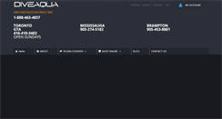 Desktop Screenshot of diveaqua.com
