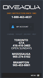 Mobile Screenshot of diveaqua.com